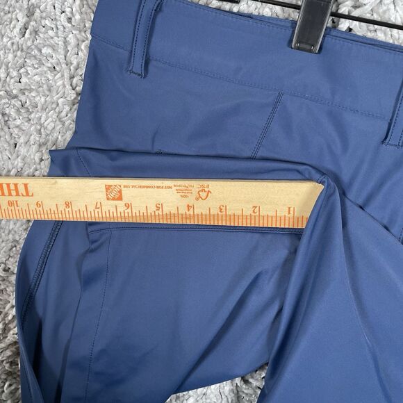 Christopher Mobley Performance Shorts Men’s Navy Blue Stretch Preppy Golf Tennis - Picture 7 of 7